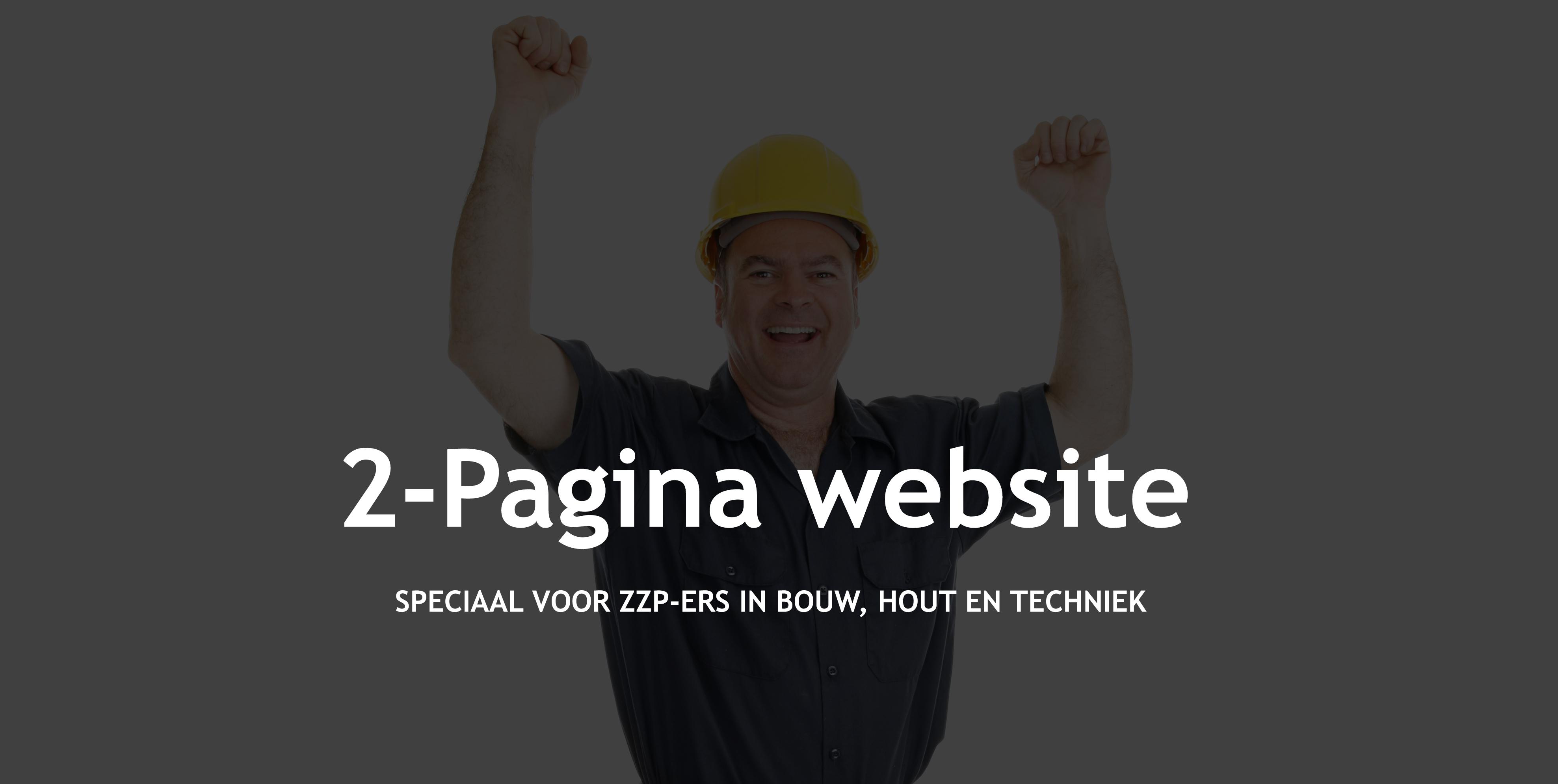 Zelfstandigen Bouw 2-pagina Website